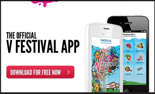 DOWNLOAD THE OFFICIAL V FESTIVAL SMARTPHONE APP FOR FREE