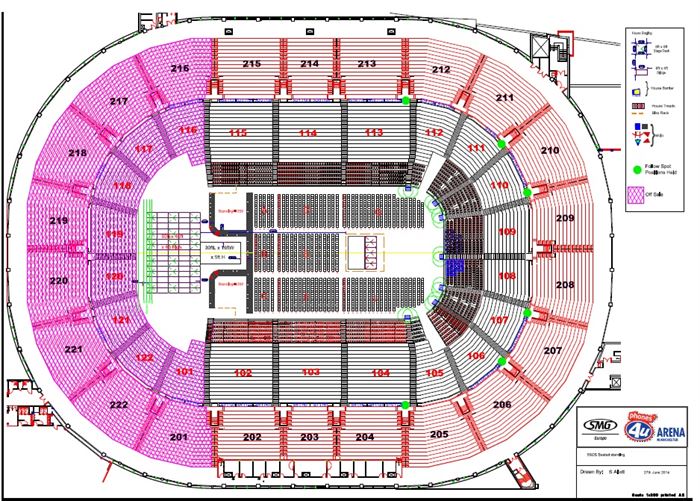 5 Seconds Of Summer 3 Arena Seating Plan Uv Light Price South