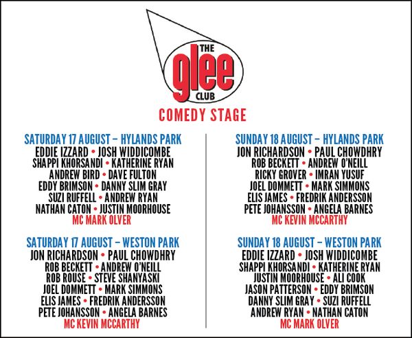 V Festival 2013 Comedy Stage Line-up