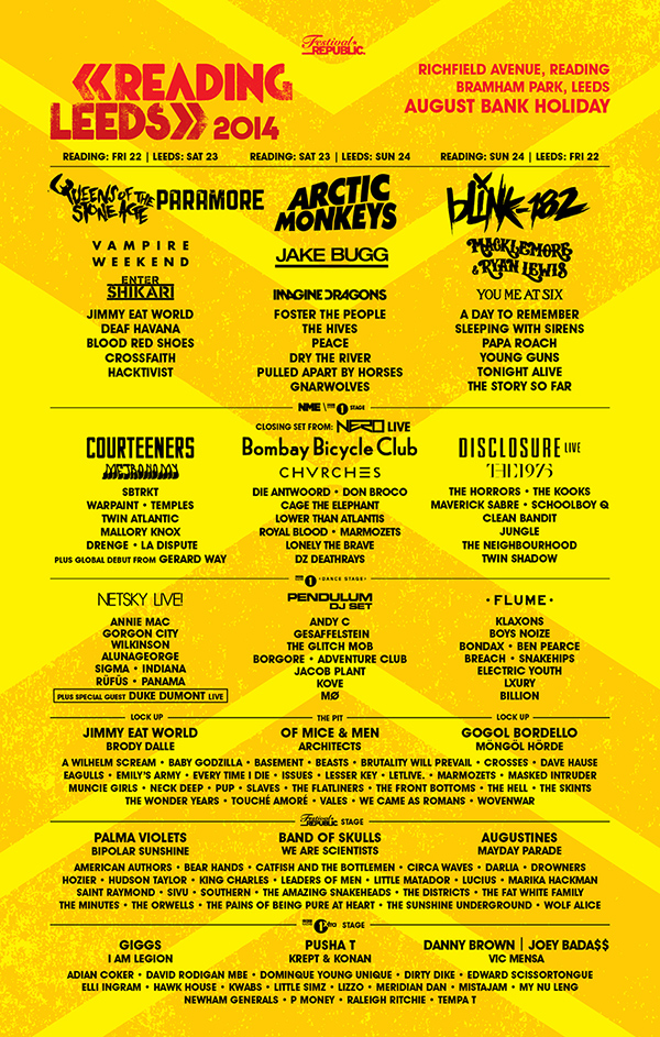 Reading And Leeds 2014